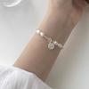 1 Pc Irregular LOVE Heart Pearl Bracelets for Women Couples Simple Vintage PartyJewelry Accessories