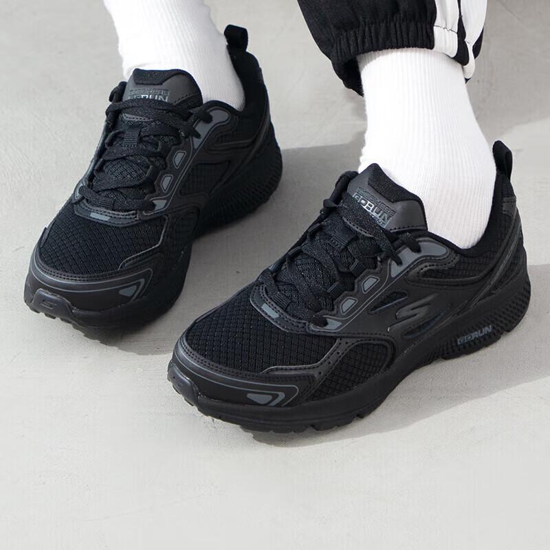 Skechers Женские повседневные спортивные кроссовки с низкой посадкой 128075-BBK