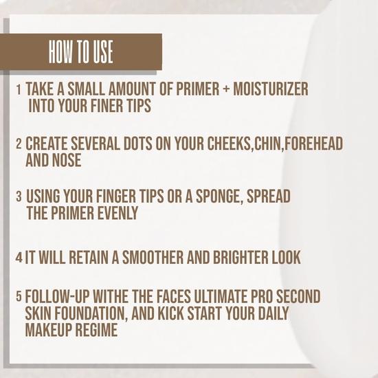 FASHION COLOUR Platinum Увлажняющий праймер под макияж | Увлажнение кожи | Формула без масел | Невесомая текстура для безупречной основы | 135 мл