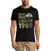 Мужская футболка Epic с августа 1989 года — винтажная футболка в подарок на 32-й день рождения
