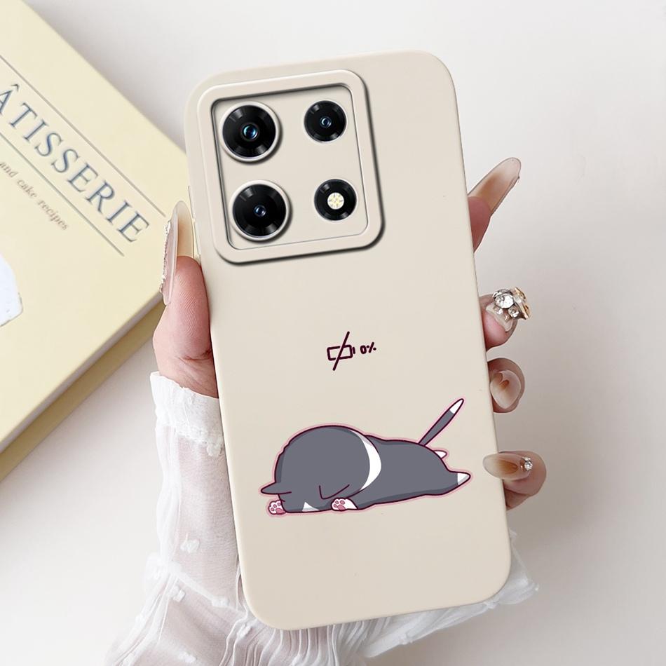 Чехол для Infinix Note 30 Pro, Infinix Note 30i, Note30, 30Pro 4G, Милый мультяшный панда и кролик, Мягкий силиконовый, Ударопрочный