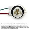 3156 2-Wire Harness Pre-Wired Sockets For Repair, Replacement, tall LED Bulbs
