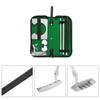 Indoor Golf Putting Cup Practice Training Clubs Putter Kit Set with Balls & Bag