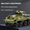 Children's Military Tank & Rocket Building Blocks Kit - Interlocking Toy for Boys