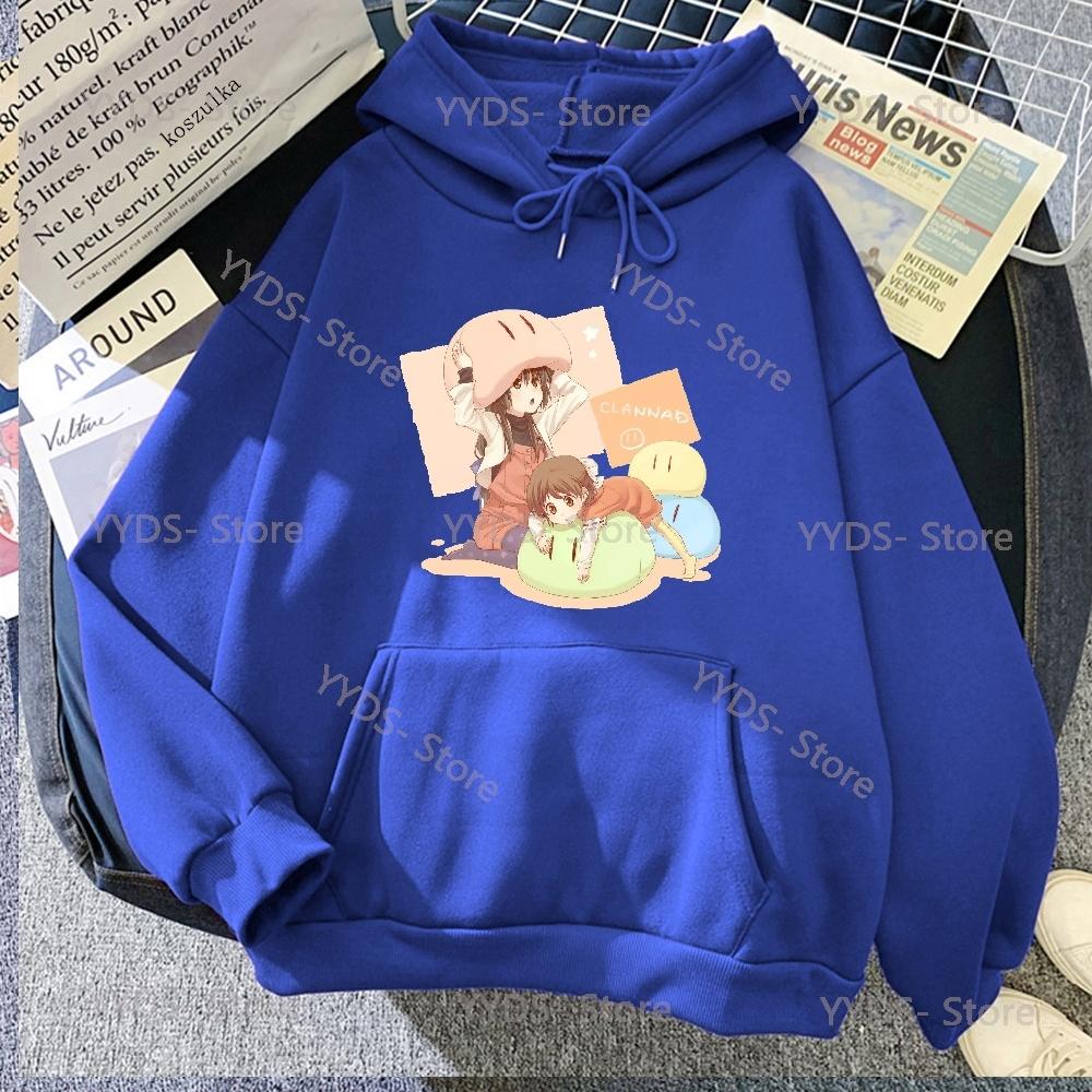 Dango Clannad Hoodie Men/Women Harajuku Kawaii Hoodies Y2k Unisex Anime Cartoon Sweatshirts Fashion Tops Casual Clothes