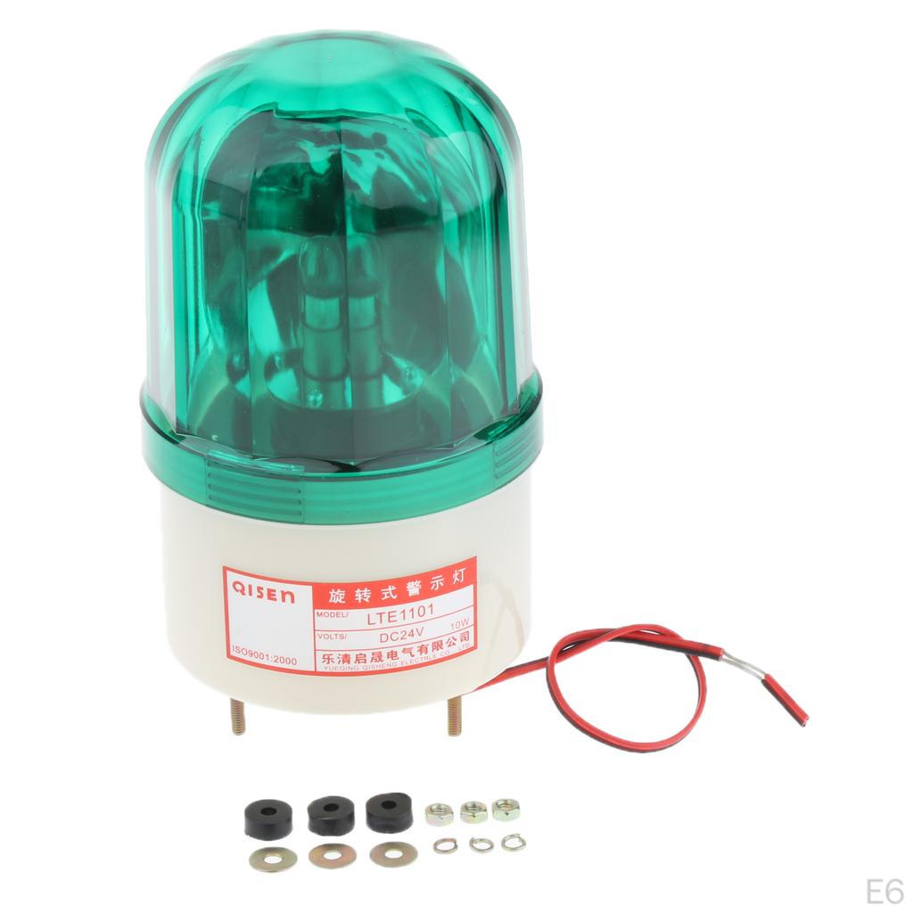 12 LED Warning Light Workshop Round Truck Car Signal