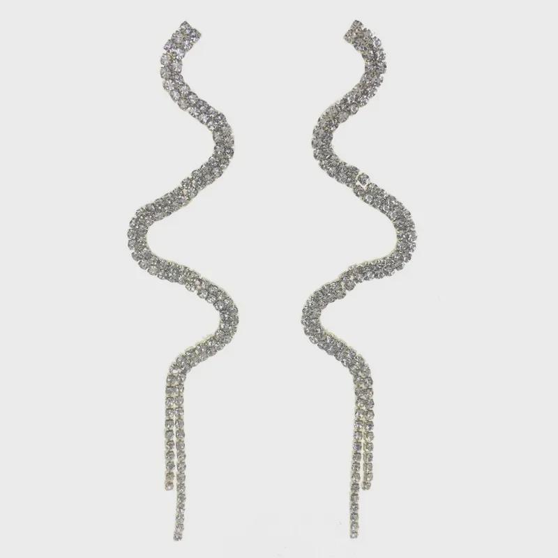 "2024 Fashion Statement Korean Snake Tassel Earrings - Exquisite 925 Silver Needle Design”