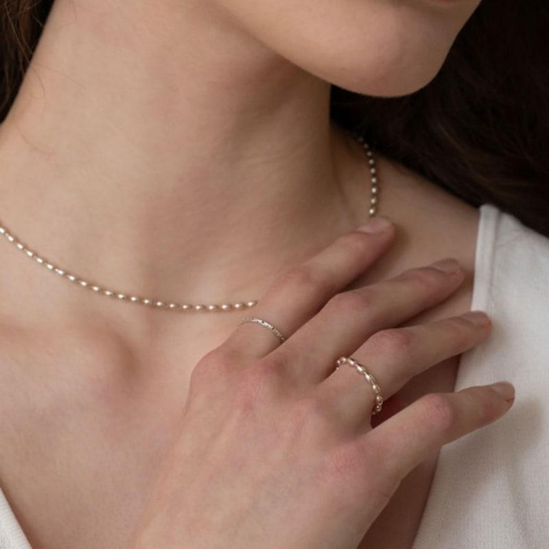 Dawn of Me Oval Link Chain Ring