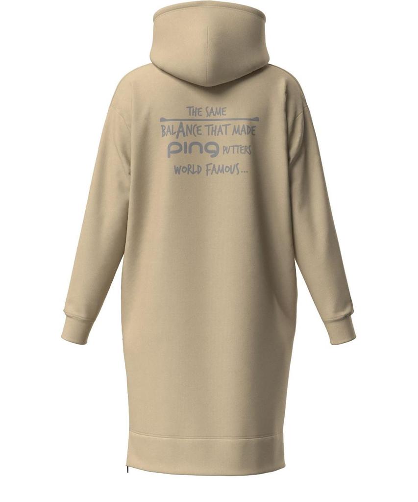 Свитшот для гольфа M [Pin Apparel] Женский (Совместимость с настройкой) / / 622-4224802 040_Бежевый