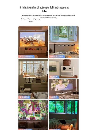 Dangbei D7X Ultra HD Portable Laser Projector with Mobile Phone Screen Mirroring