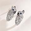 Серьги-кольца в виде совы Huitan Chic с ослепительным фианитом, новые серьги в виде животных для женщин, танцевальная вечеринка, подарок на день рождения, модные украшения