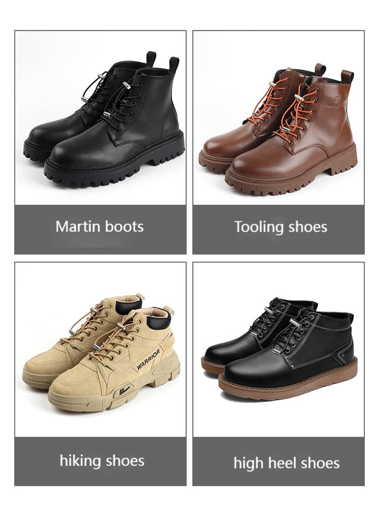 Эластичные шнурки без завязок, круглые шнурки с металлическим замком без завязок, кроссовки, ботинки, шнурки для детей и взрослых, быстрые ленивые шнурки для обуви