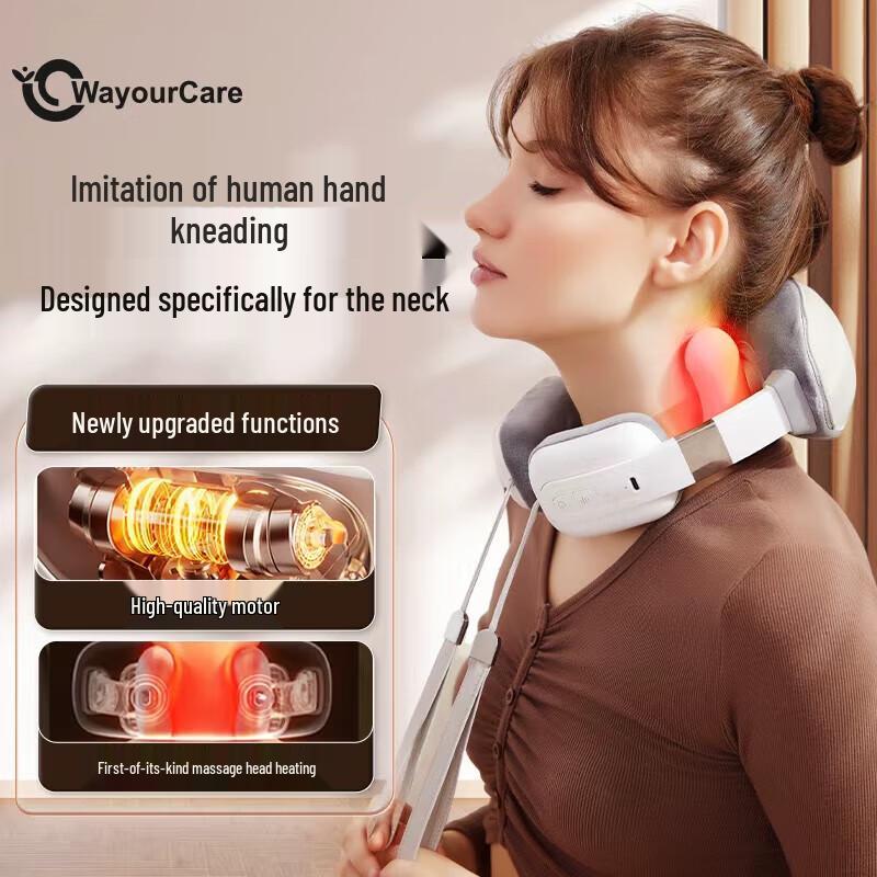 WayourCare Heated Kneading Neck & Shoulder Massager