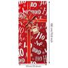 Background Christmas Door Cover Door Hanging Fabric Flag Cute Door Banner  Christmas