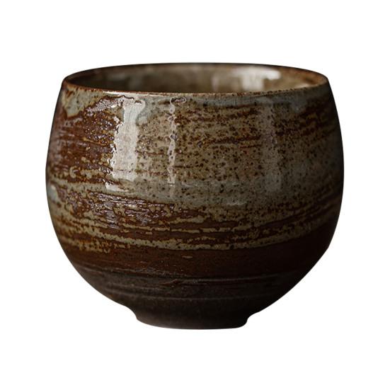 Керамическая чашка ручной работы из камня, японская эстетика ваби, уникальная текстура, несовершенство, чашка для кофе/десерта, декор для стола