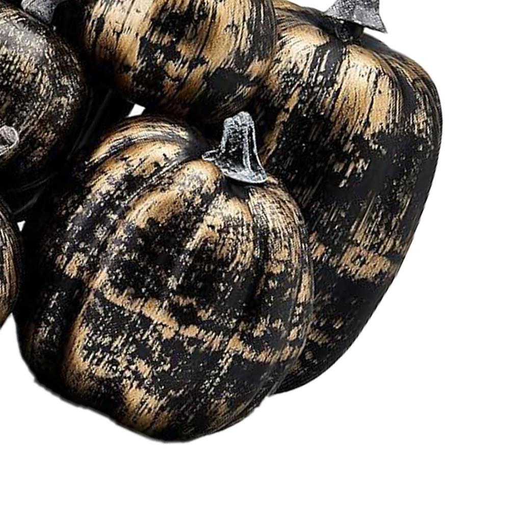 7 шт. Имитация тыквы, глянцевая краска, легкая, креативная, многоразовая, пенопластовая тыква для декора