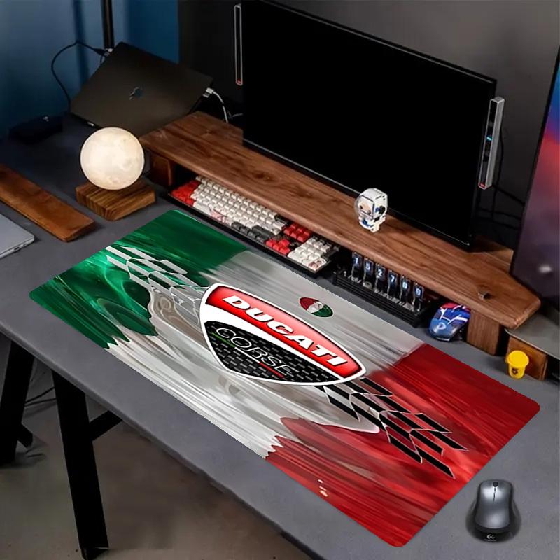Ducati motorcycle Print Mouse Pad, Anti‑Slip Desktop keyboard Mat, for PC Laptop Gaming Working Daily Use, Cool Festival Birthday Gift