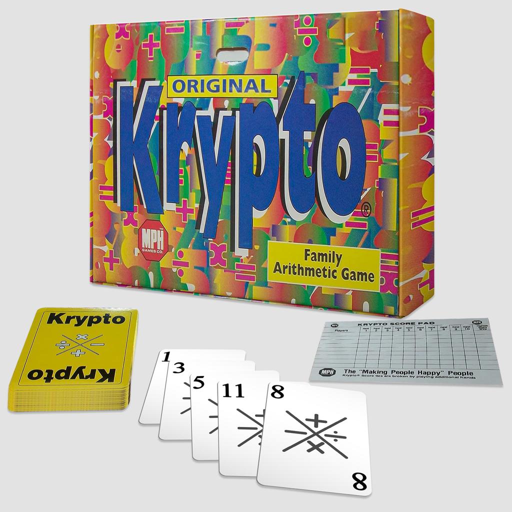 Оригинальная математическая игра Krypto карточная игра на сложение и вычитание - Умножение,