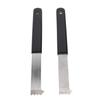 2Pcs Paver Puller Paver Extractor Tool with Joint Scraper Micro Teeth Gripper Slots Paver Removal