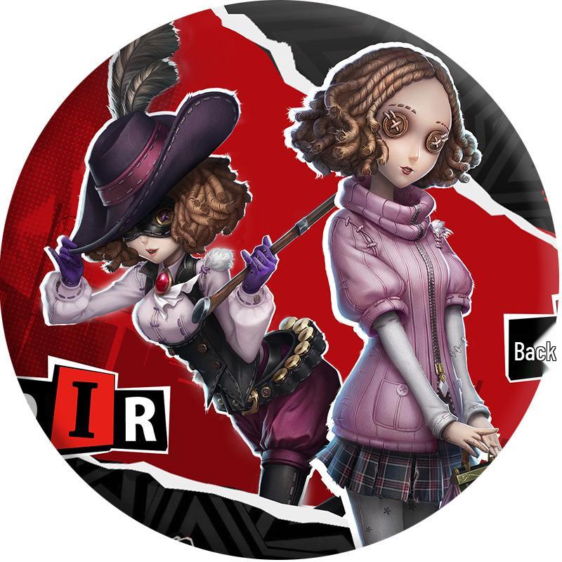 Брелок и жестяной значок-подвеска Identity V Аниме-коллаборация