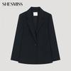  Она S мисс минималистичный пиджак на одной пуговице SwSjko11030 Dn