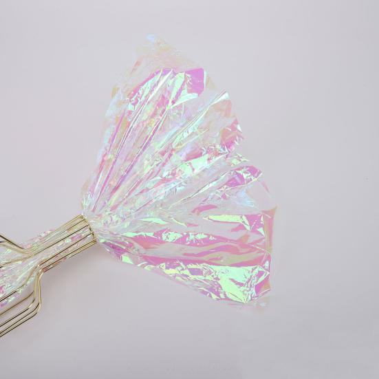 1 рулон яркой радужной пленки, красивая декоративная, практичная, безопасная, устойчивая к разрыву, устойчивая к разрыву упаковочная бумага для цветов