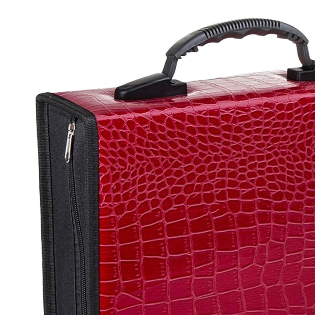 Держатель для CD-дисков, органайзер для DVD, жесткий пылезащитный портативный PU кожаный буклет для переноски дисков