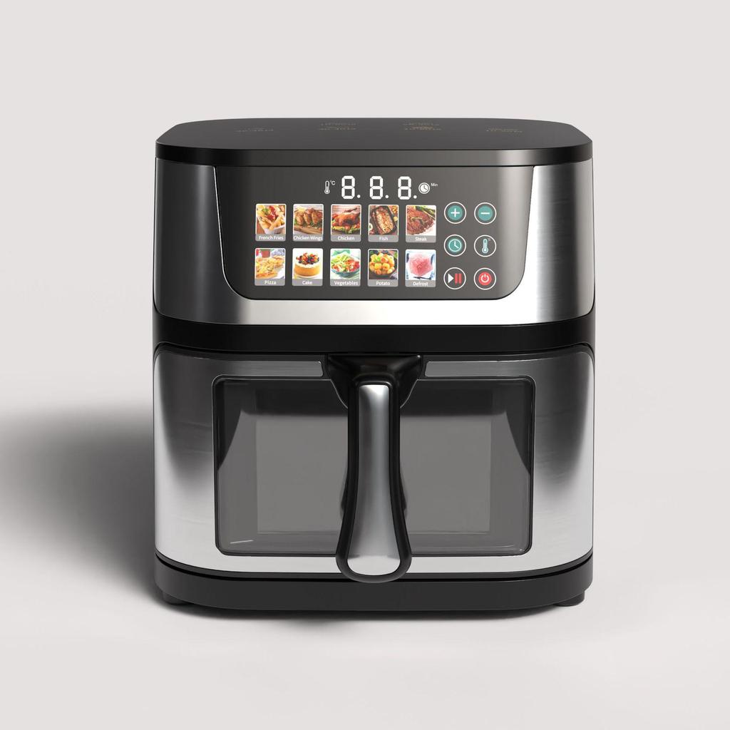 Умная аэрофритюрница из нержавеющей стали, Большая вместимость, Стандарт США