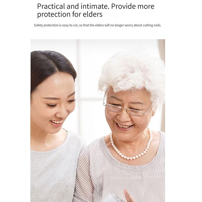 Xiaomi Seemagic электрические автоматические кусачки для ногтей с легким триммером, кусачки для маникюра для маленьких взрослых, детей, инструменты для безопасного ухода за телом