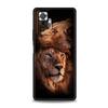 Чехол для телефона 'Лев Альфа-самец Львенок' для Xiaomi Redmi Note 14 13 5G 10 11 12 Pro Plus 4G 14C 13C 12C 10C Черный