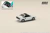 HJ64 1/64 Scale Toyota MR2 1600G-LIMITED SUPER CHARGER 1988 T BAR ROOF Super White II Finished Model
