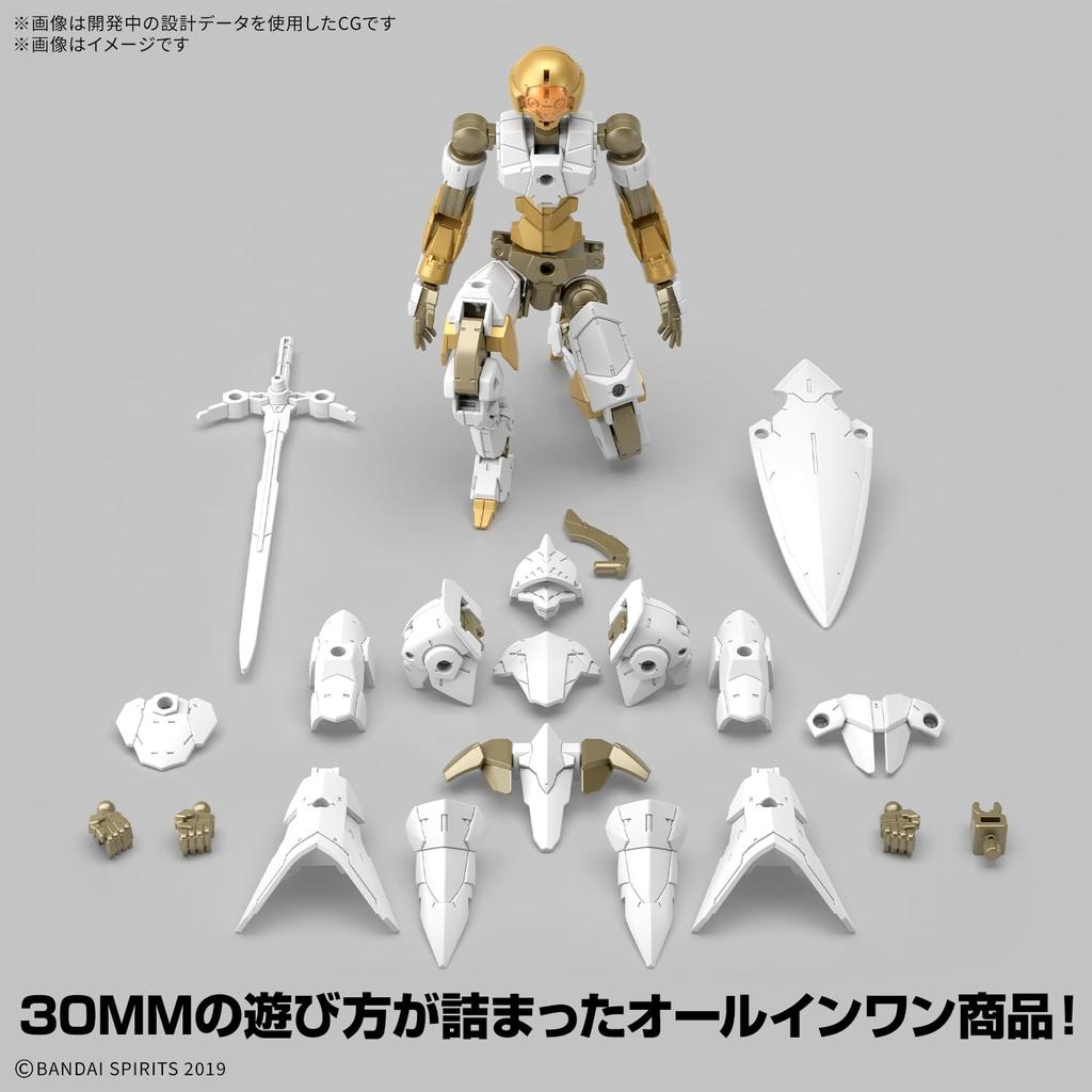 BANDAI SPIRITS 30MM Спинатио Рыцарь масштабная пластиковая модель EXM-A9rk (Королевская спецификация) 1/144 с цветовой кодировкой