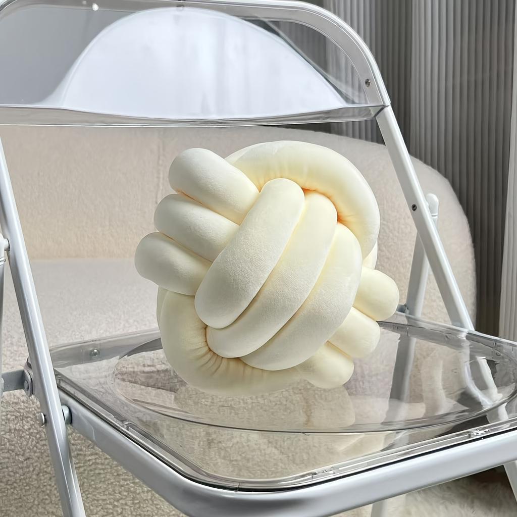 1 шт. 22 см/8,66 дюйма Подушка-узел в форме шара Декоративная подушка для гостиной Кровать Диван Подушка ручной работы