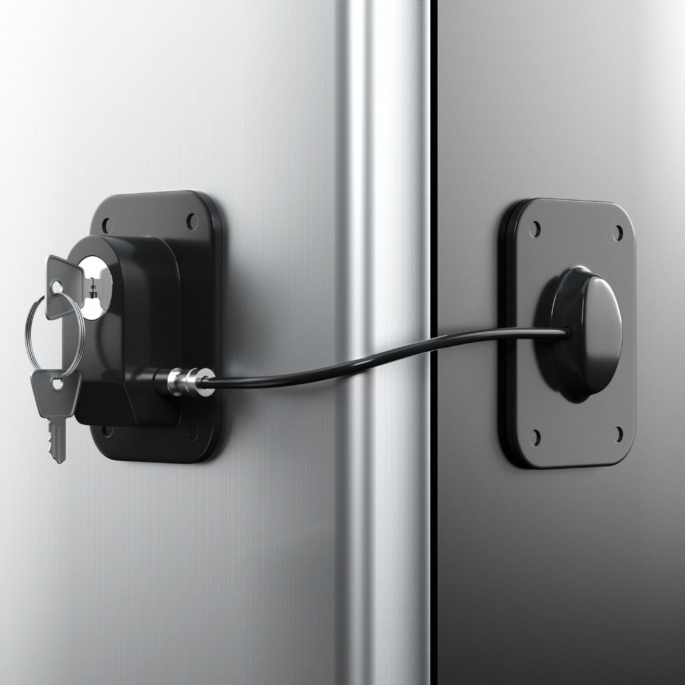 Self-adhesive Drawer Cabinet Lock Creative Refrigerator Lock Password Baby Safety Lock Office