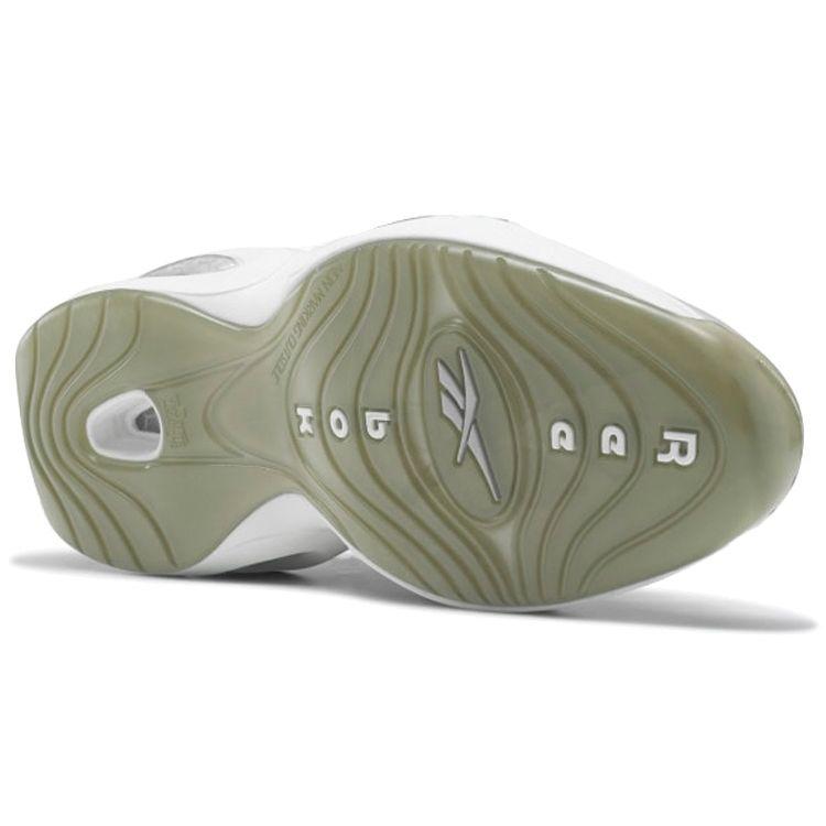 Reebok Вопрос Низкие белые серые мужские кроссовки Cloud-White Pure-Grey-3 Pure-Grey-2 GZ0366