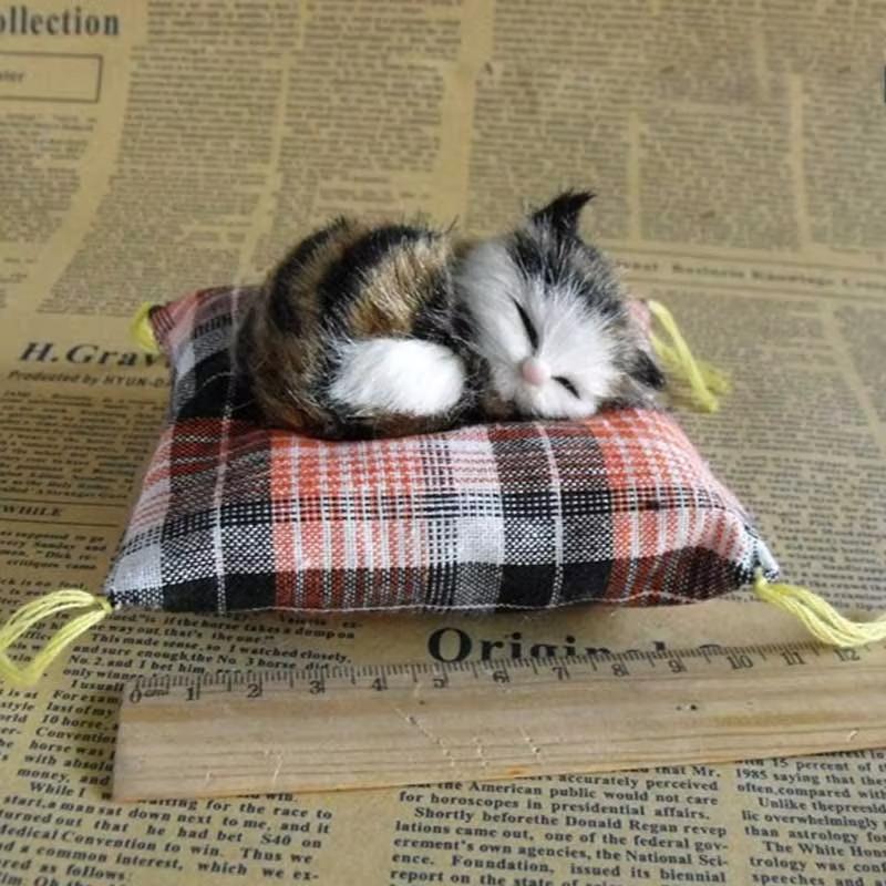 Имитация животного, кота, тканевая подкладка, кот, детский творческий подарок, маленькое украшение, украшение в виде животного