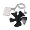 Комплект двигателя вентилятора конденсатора холодильника Охлаждающий набор Замена системы холодильника Прочный