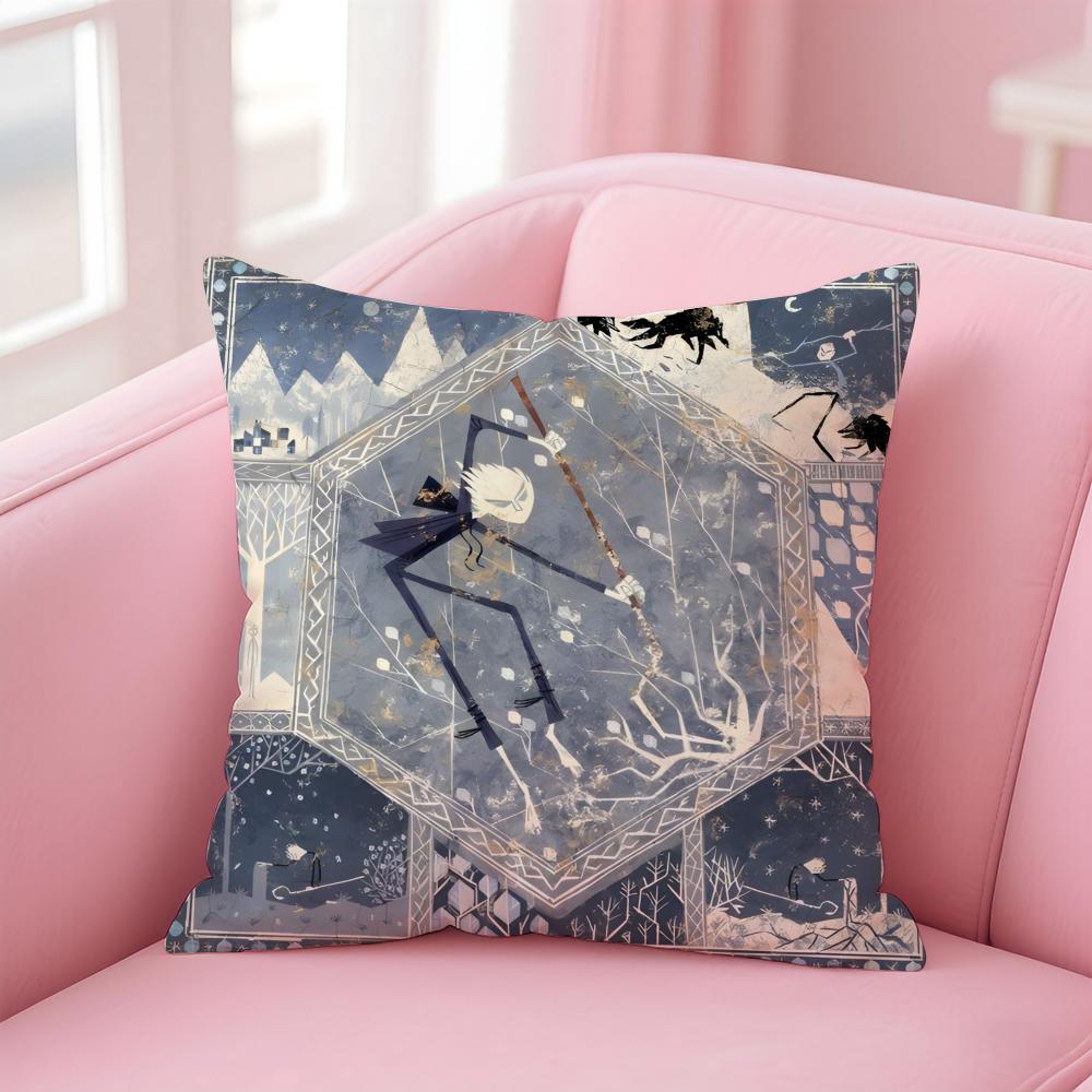 1PCS RRise Of The Guardians Arts Icons Cushion Cover Pillowcase Short Plush Invisible zipper Room Sofa Cushion Cover