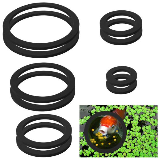 10 Pcs Aquarium Floating Plant Rings Lightweight Keep Food Plants In Place EVA Foam Floating Ring for Fish Tank