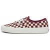 Style 44 Canvas Comfortable Versatile Low-Top Skate Shoes Unisex Sneaker White Red VN0005U84QU