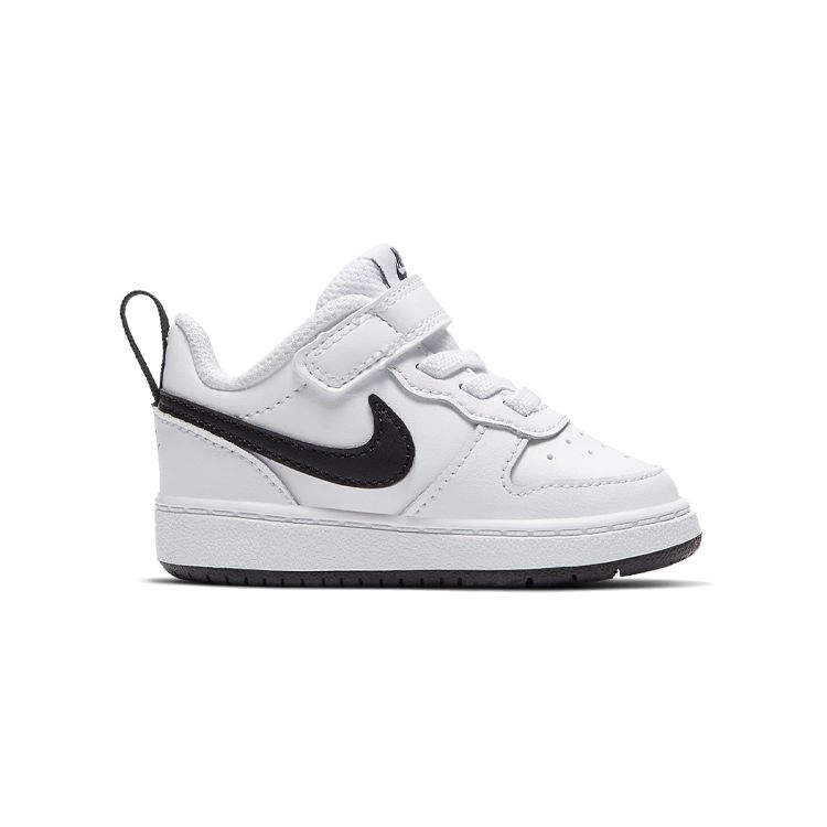 Nike Кроссовки Court Borough Low 2 TD белые черные детские BQ5453-104