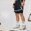 Li-Ning Anti-Five Series Spliced Mid-Rise Quick-Dry Cool Breathable Straight-Leg Sports Shorts Men Shorts Black AKSU701-3