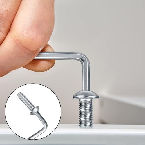 440-Piece Hex Socket Head Bolts, Hex Socket Head Bolts, Bolt Nut Set, Pan Head Machine Screws, Stainless Steel Screws, Bolt Set, Machine Screws, Assor