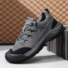 New Antiskid Man Driving Shoes Leisure Lace-Up Treking Footwear Trainers All-match Men Casual Flats Shock-Absorbing Hiking Shoes