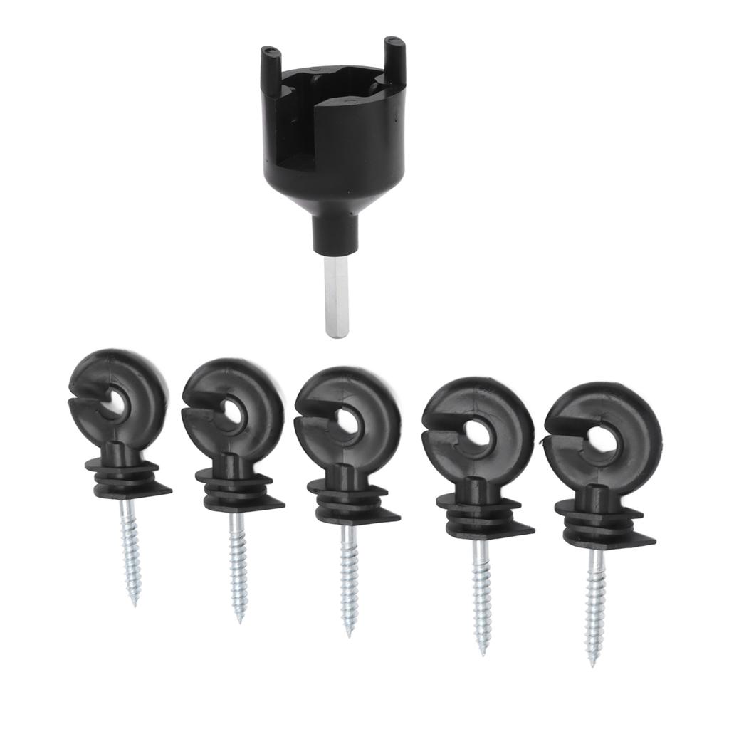 50 шт. Электрический забор изолятор ввинчивающийся изолятор забор кольцо столб деревянный столб изолятор с