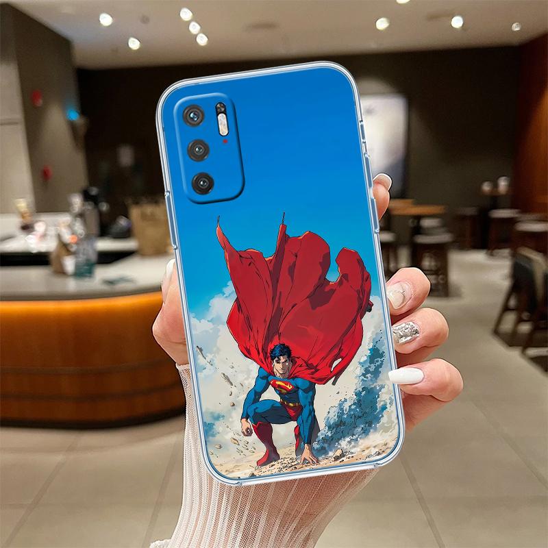 NH41 Superman Transparent Phone Case for Motorola Moto G40 G04 G05 One Ace Action  Fusion + Plus Hyper Macro Vision Zoom