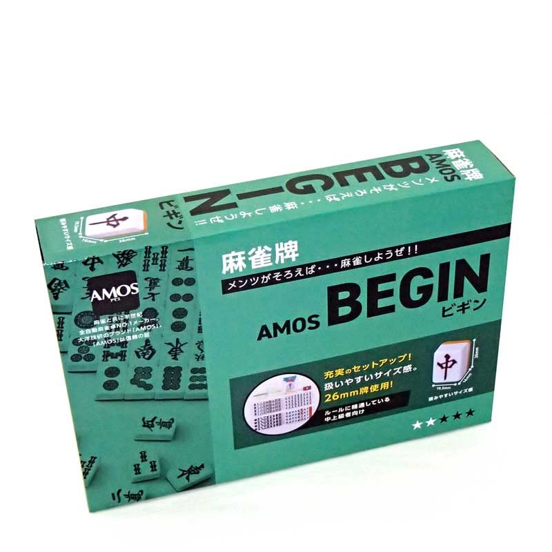 Набор плиток для маджонга ручной работы с оригинальным ремешком для плиток Go Labo Amos BEGIN Taiyo Giken