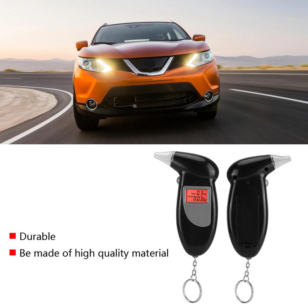 Portable Breath LCD Digital Display Alcohol Tester Analyzer with Backlight