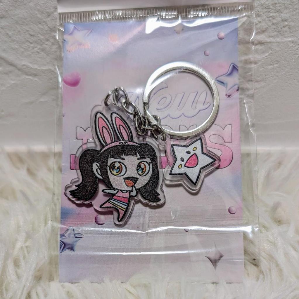 [USED] NJZ Hani Acrylic Keychain K-POP Idol Korea Nutro Powerpuff