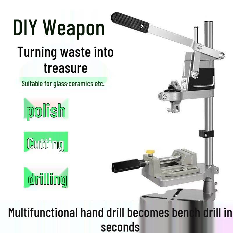 Многофункциональная стойка для резки и сверления стекла винных бутылок для цветочных горшков - Керамический верстак